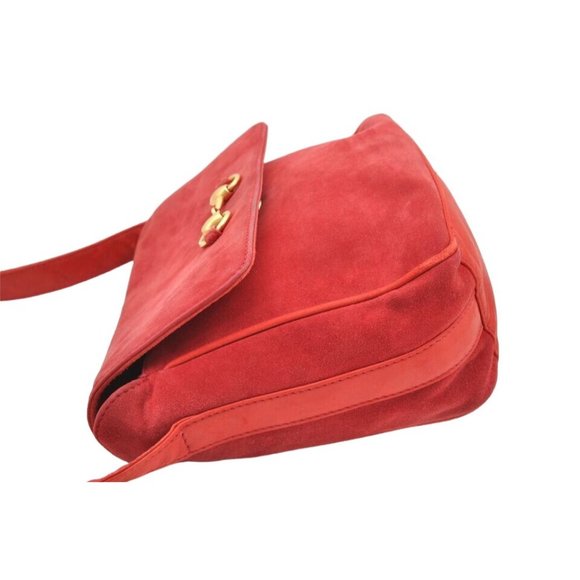 Gucci 1955 Horse-bit red leather & suede cross body - Picture 6 of 16